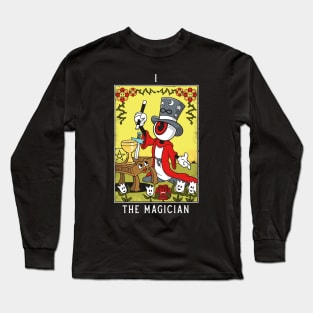 Magician - Mystical Medleys - Vintage Rubber Hose Cartoon Tarot Long Sleeve T-Shirt